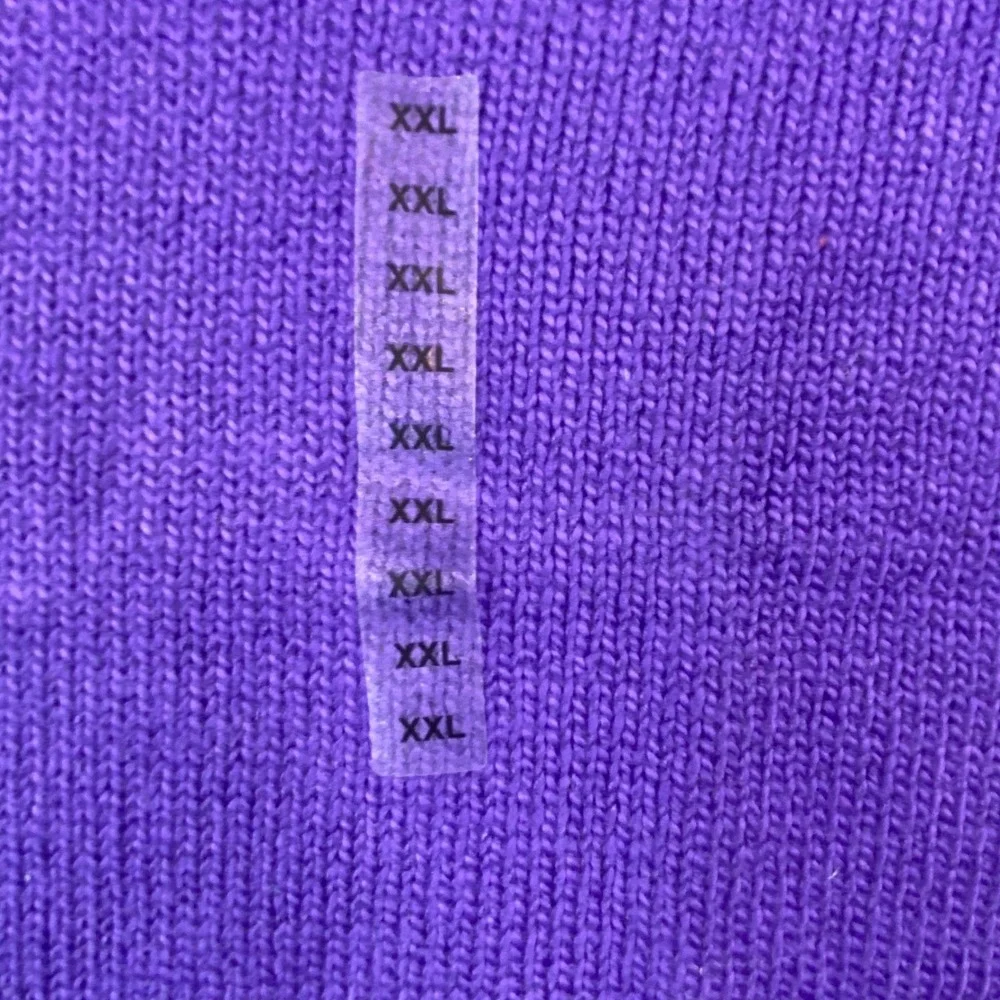Vintage Polo Ralph Lauren Mens Crewneck Sweater Purple Cotton Green Pony XXL NWT